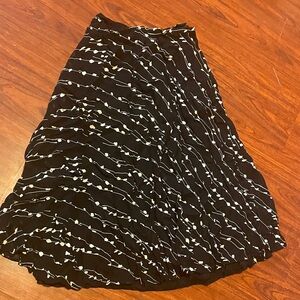 Austin Reed Monochrome Patterned A-Line Skirt